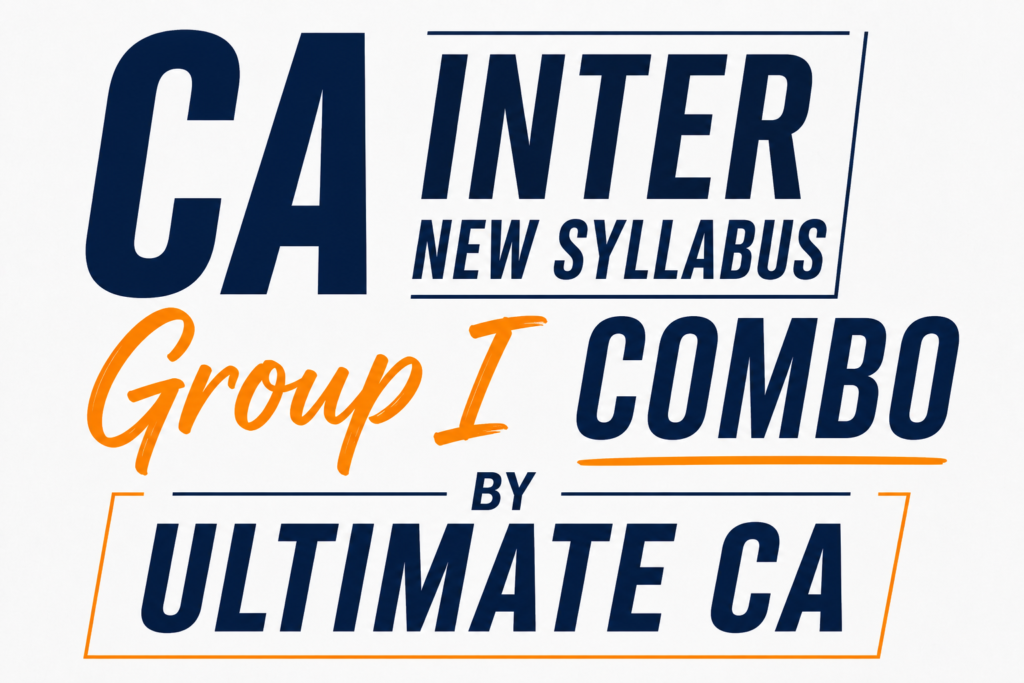CA Inter New Syllabus Group I Combo