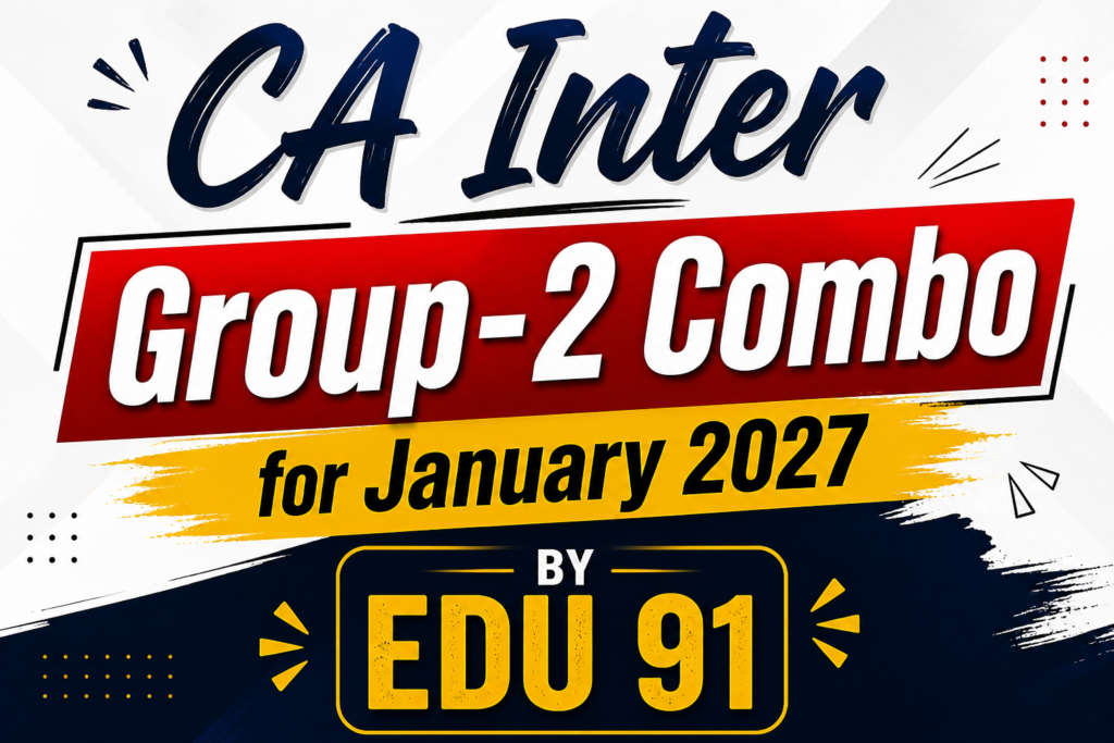 CA Inter Group-2 Combo for January 2027
