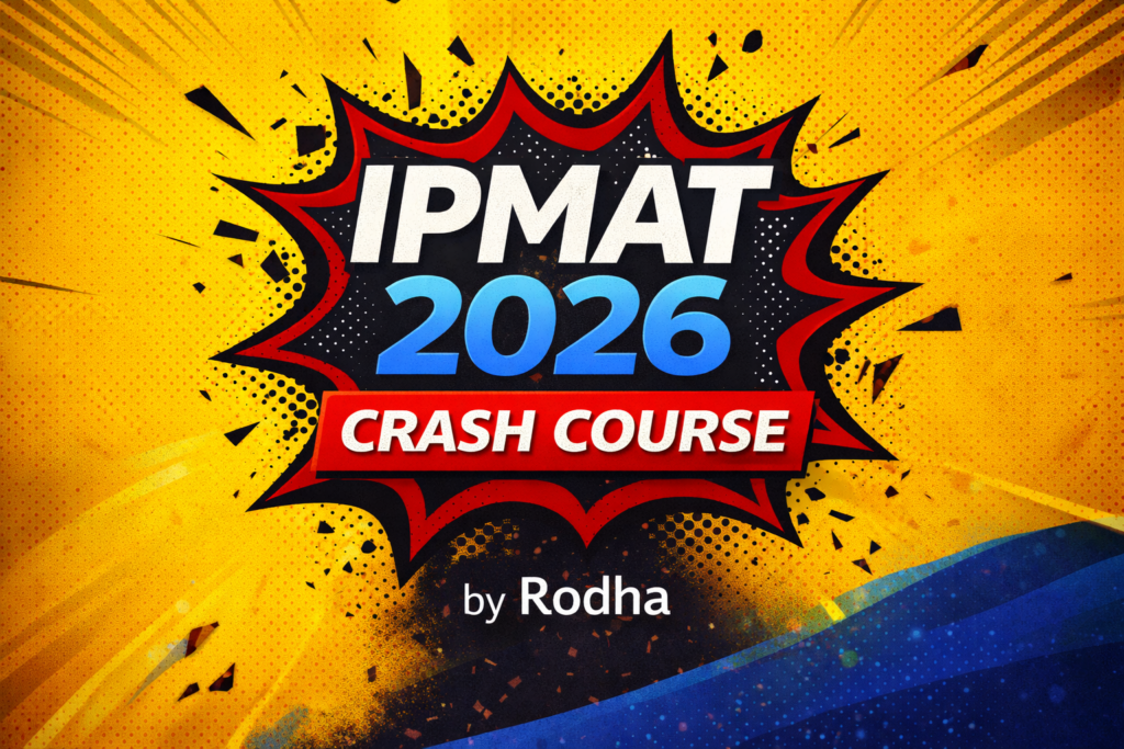 IPMAT 2026 Crash Course