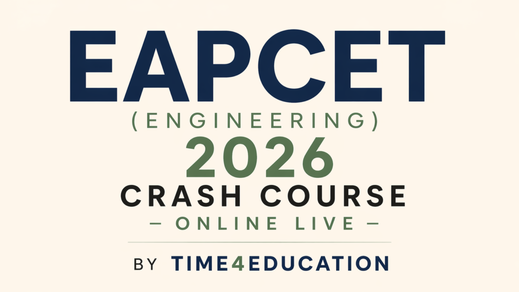 EAPCET (Engineering) 2026 Crash Course – Online Live