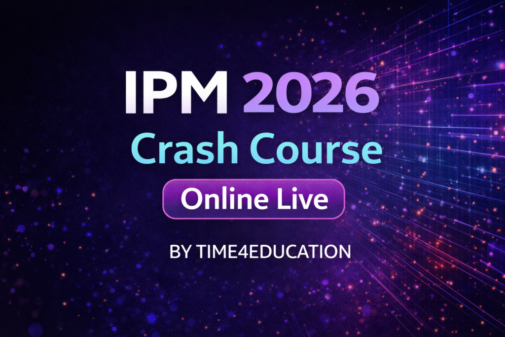 IPM 2026 Crash Course Online Live(IPMAT)