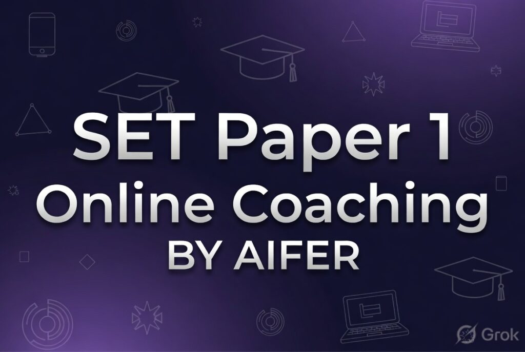 SET Paper 1 Online Coaching