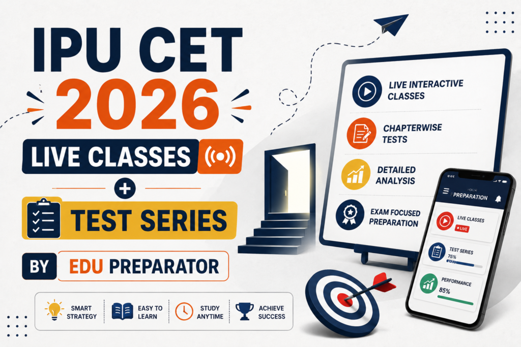 IPU CET 2026 Live Classes + Test Series
