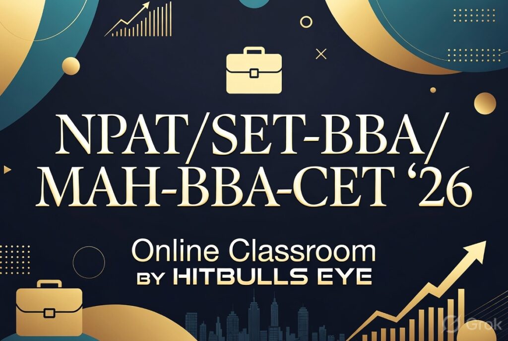NPAT/SET-BBA/ MAH-BBA-CET ’26 Online Classroom