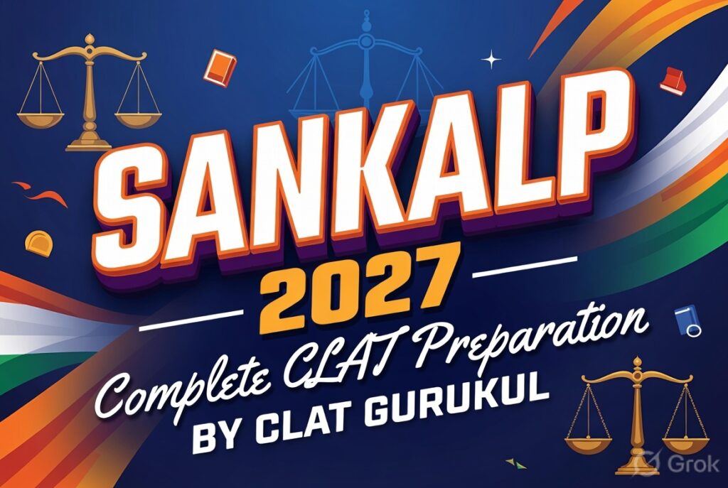 Sankalp 2027 — Complete CLAT Preparation