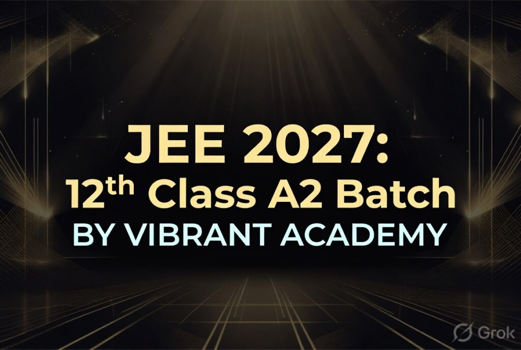 JEE 2027: 12th Class A2 Batch